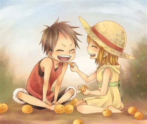 suoiresnu nami and luffy|nami